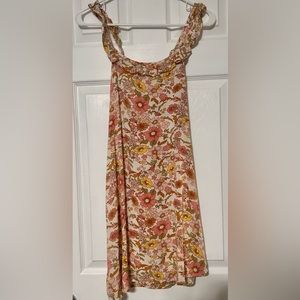 X-Small So Ruffle Strap Floral Mini Dress - NWT